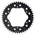 REAR SPROCKET ALLOY BLACK, JTA762.45BLK.7075-T6 Aluminium. DUCATI 520 Chain Conversion