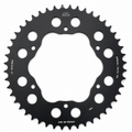REAR SPROCKET ALLOY BLACK, JTA762.48BLK.7075-T6 Aluminium. DUCATI 520 Chain Conversion