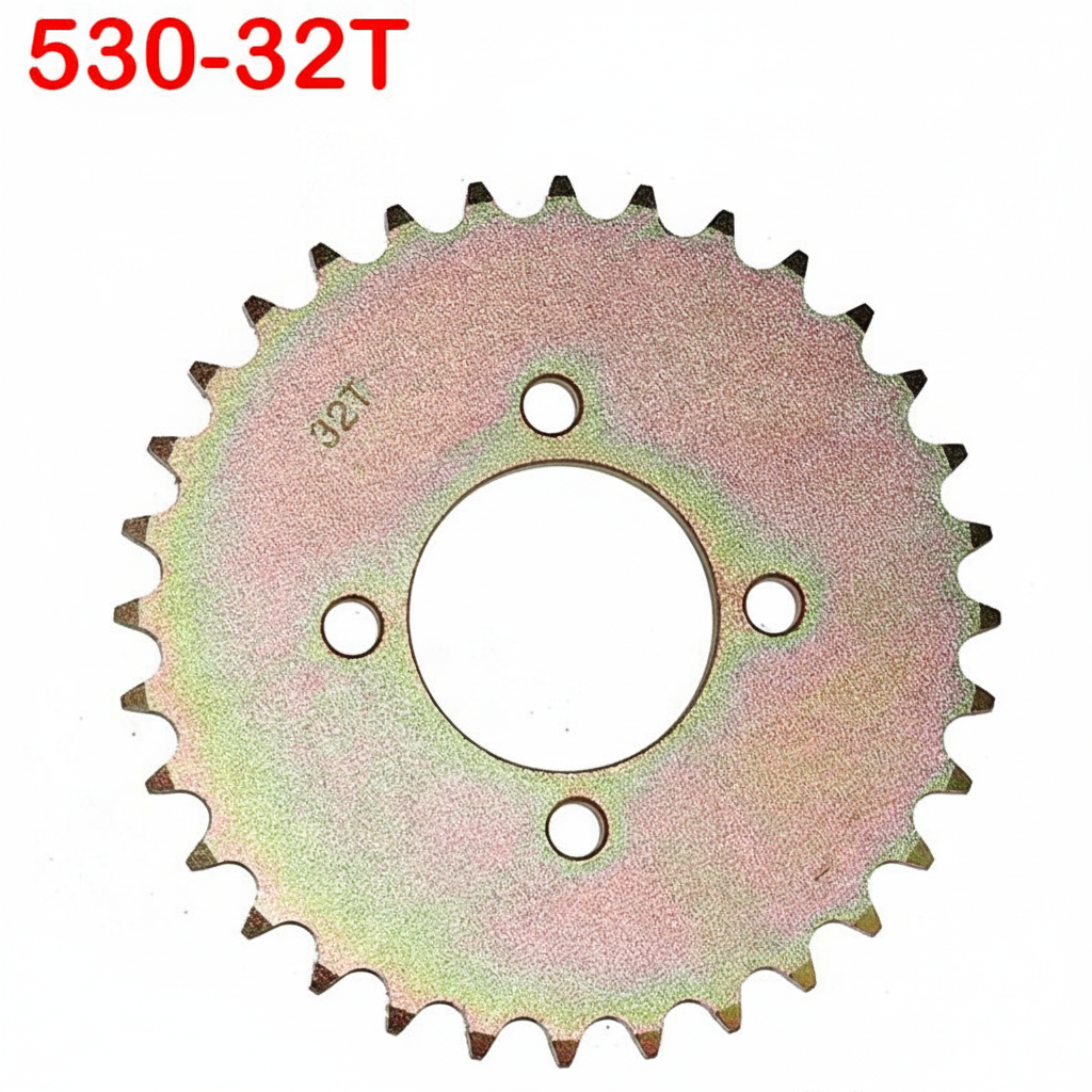 REAR SPROCKET STEEL 32T 58mm ID 80mm PCD 530 CHAIN