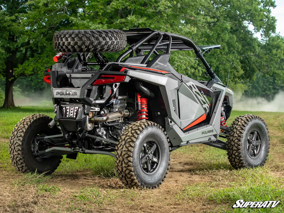 POLARIS TURBO SPARE TIRE CARRIER, SUPERATV STC-P-RZRTR-01
