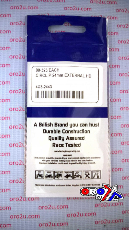 CIRCLIP 24mm EXTERNAL HD