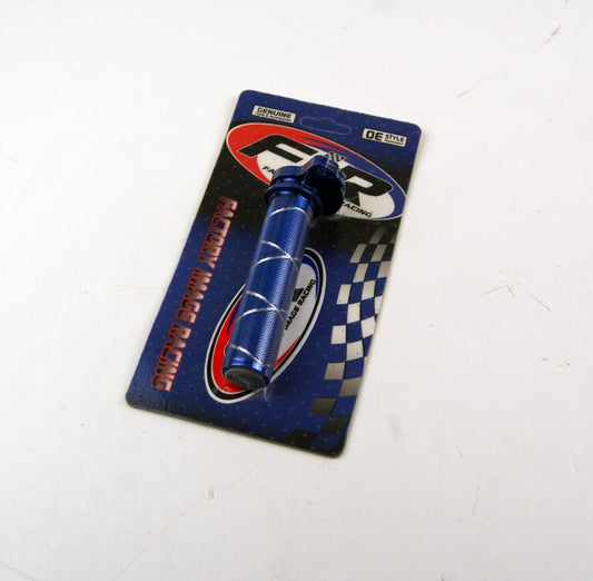 THROTTLE TUBE / BEARING YZ, ALUMINIUM CNC BILLET BLUE