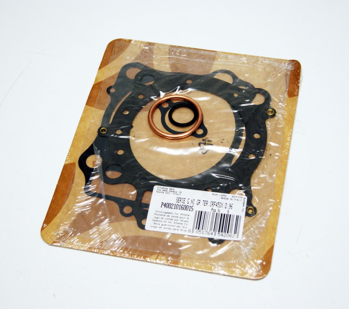 TOP END GASKET SET HONDA CRF 450 05-15, ATHENA P400210160015 STD BORE