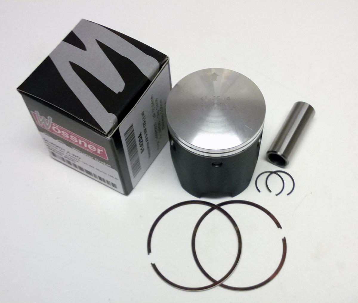 PISTON KIT CAGIVA 125 W8 56mm [55.94mm], WOSSNER 8142DA