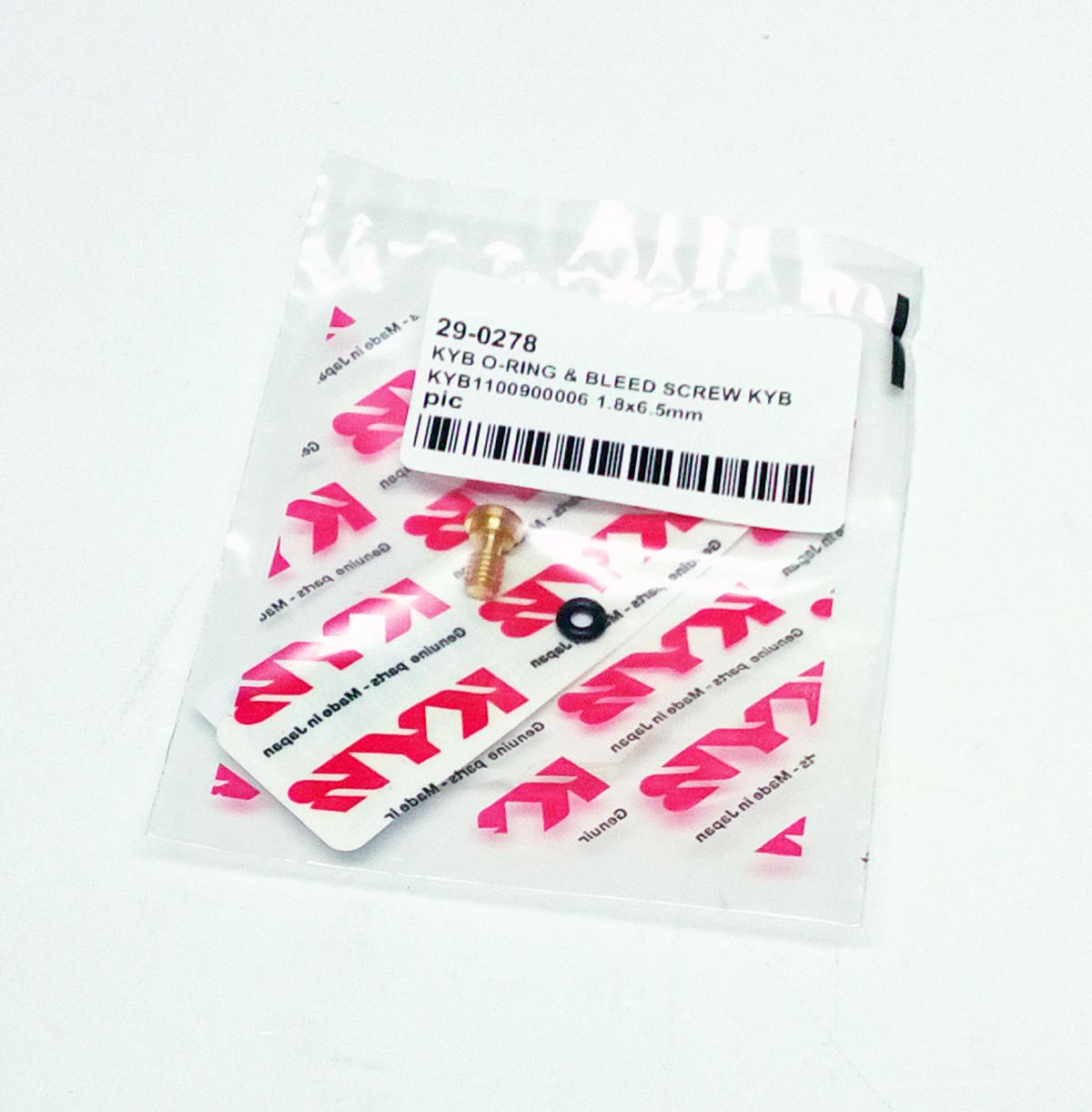 KYB O-RING & BLEED SCREW KYB, KYB110090000601 1.8x6.5mm