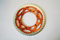 REAR SPROCKET TWINRING KTM, VERTEX 892-897DUOOR51, ORANGE, 707576 ALLOY & C45 STEEL