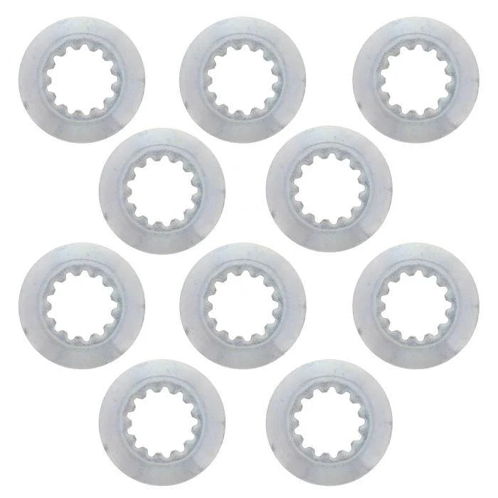 COUNTERSHAFT WASHER PK/10, ALL BALLS 25-6018, FRONT SPROCKET TAB LOCK WASHER