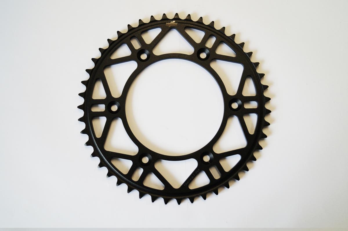 REAR SPROCKET VERTEX STEEL 210, VERTEX 892-210CBK52, BLACK, C45 STEEL