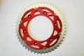 REAR SPROCKET TWINRING 210, VERTEX 892-210DUORD53, RED, 707576 ALLOY & C45 STEEL