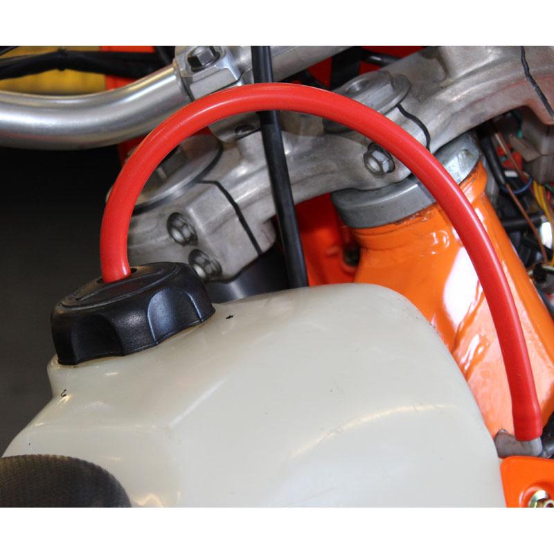 VACUUM HOSE 3m x 5mm RED OVER FLOW BREATHER SAMCO VT5B-2.5W-3L-RD