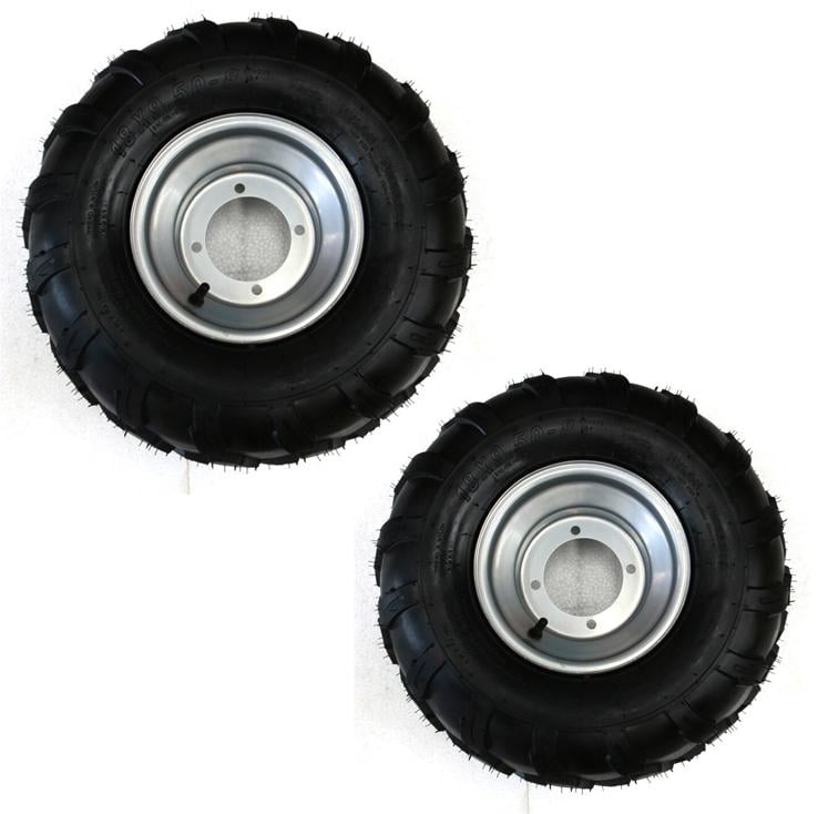 REAR WHEEL KIT 4/110 18x9.5-8, GO KART BUGGY ATV UNIVERSAL TO FIT 42-2182