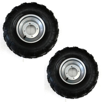 REAR WHEEL KIT 4/110 18x9.5-8, GO KART BUGGY ATV UNIVERSAL TO FIT 42-2182