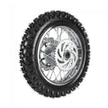 REAR WHEEL 12 PIT BIKE 12MM AXLE, 12-80/100, COMPLETE, CRF50 MODELS