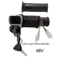 THROTTLE FOR 48V ELECTRIC MOTOR CONTROLLER, BUGGY BIKE QUAD MOTO DIY, TWIST THROTTLE WITH IGNITION