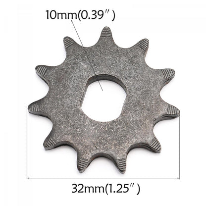 11T SPROCKET FOR 1800W 48V ELECTRIC MOTOR, TO FIT 44-8800 MOTOR KIT, T8F CHAIN