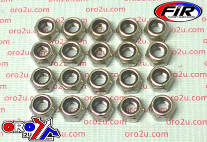 NYLOC NUT M8 SS 20/PACK, STAINLESS STEEL