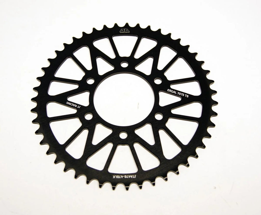 REAR SPROCKET JTA478.49BLK ALLOY, CHAIN 520 (7075-T6 Aluminium)