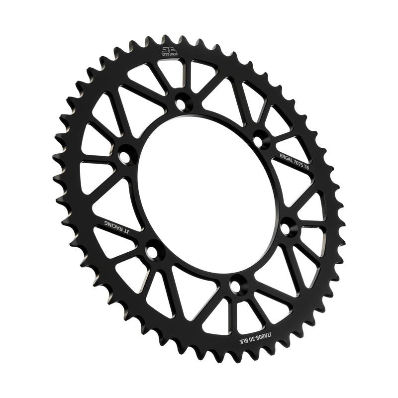 REAR SPROCKET ALLOY BLACK 808, JTA808.49BLK