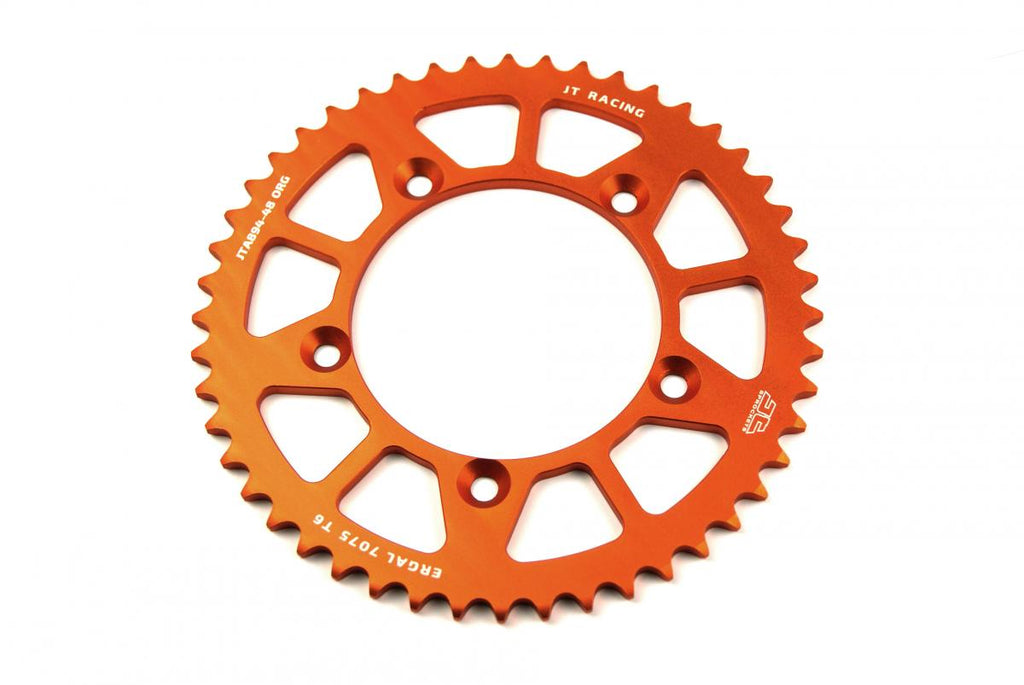 REAR SPROCKET ALLOY ORANGE JT, JTA894.48ORG 7075-T6 Aluminium