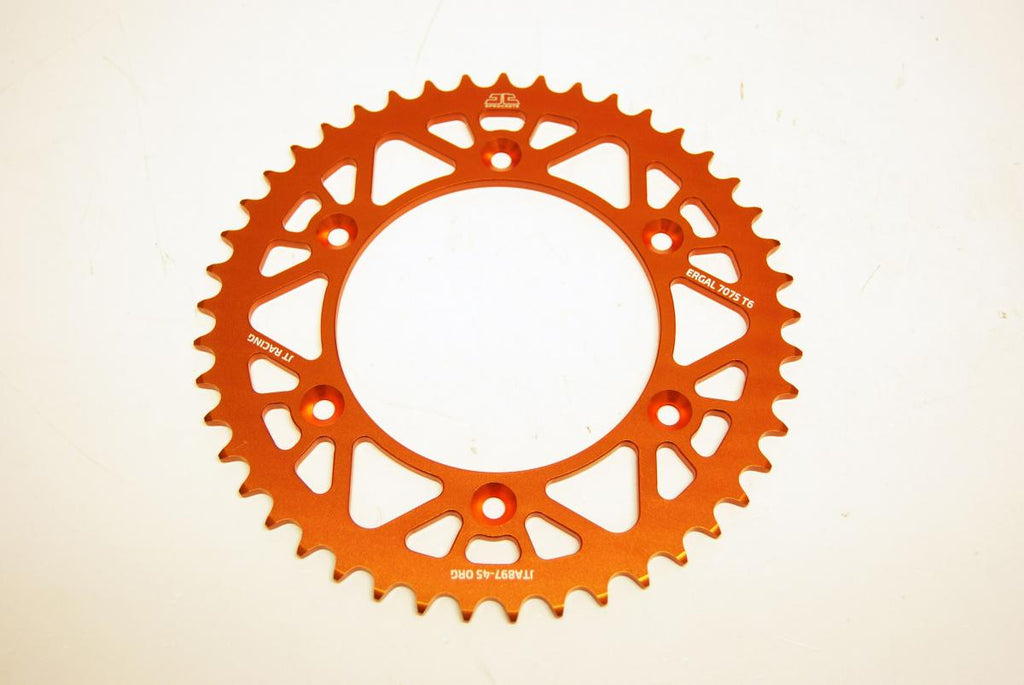 REAR SPROCKET ALLOY ORANGE, JTA897.45ORG