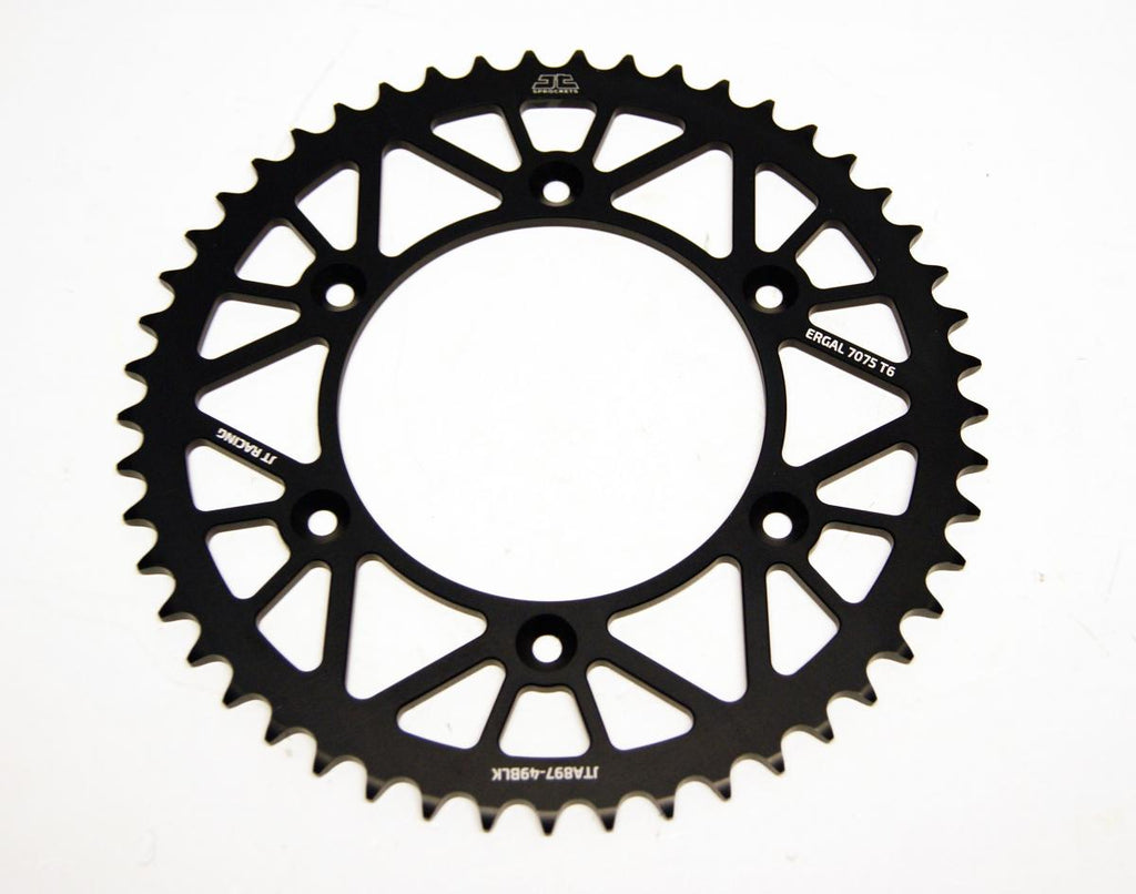 REAR SPROCKET ALLOY BLACK, JTA897.49BLK