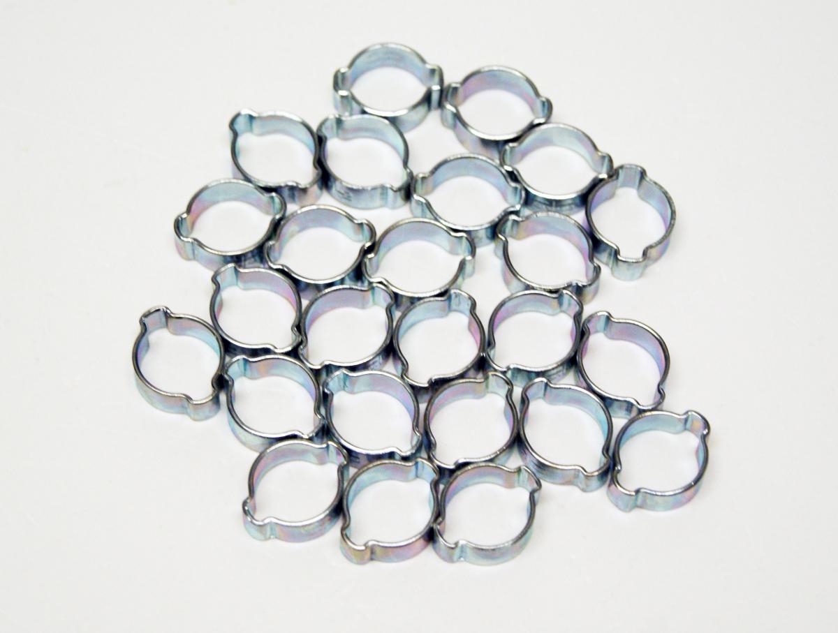 Steel O Clip 9/16 PACK OF 25, 13>15mm, / OC4