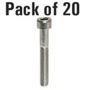 PK/20 M6x40 SS ALLEN CAP, STAINLESS STEEL SCREW