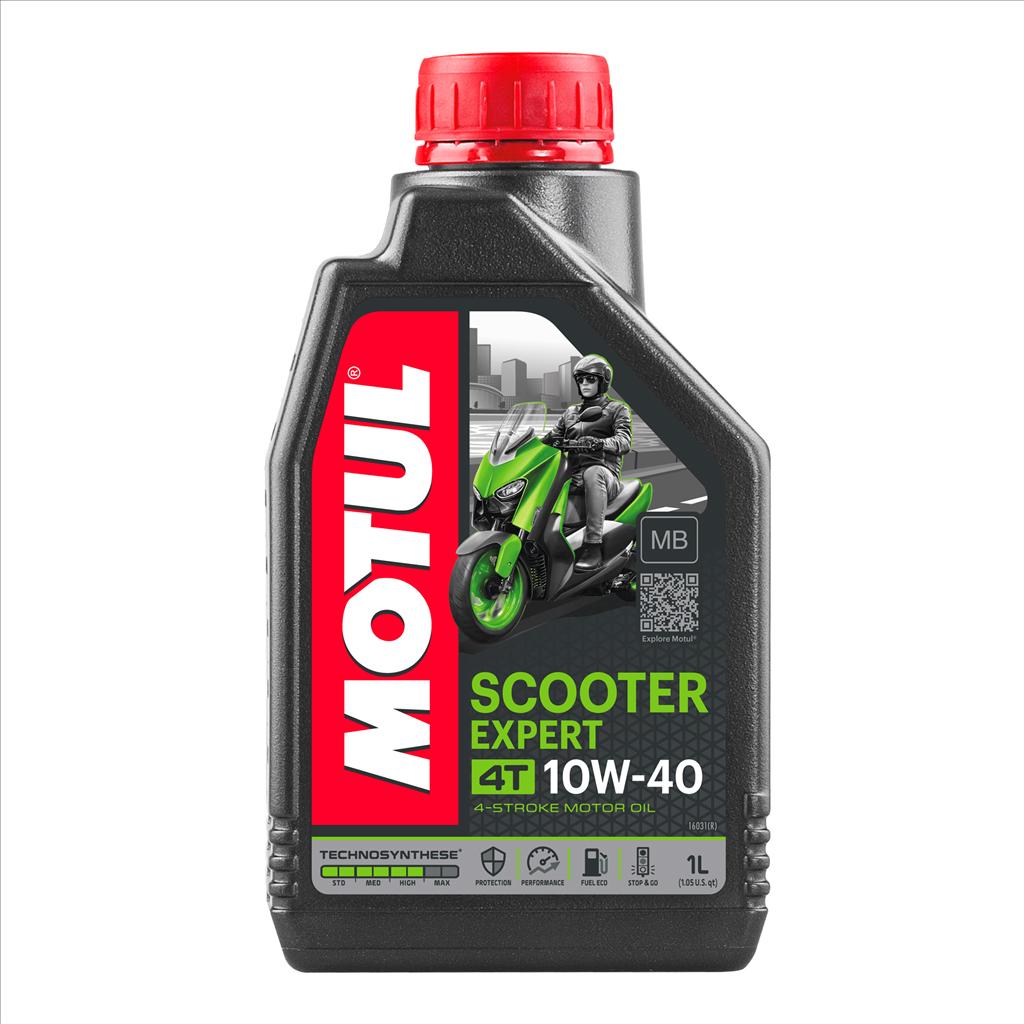 SCOOTER EXPERT 4T 10W40 MB 1 Litre, SCOOTER EXPERT 4T 10W40 MB 12X1L, Motorcycle, TECHNOSYNTHESE