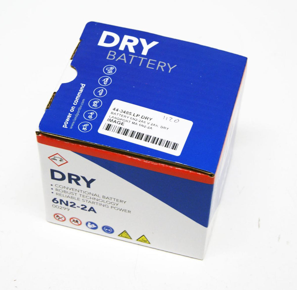 BATTERY 6N2-2A V 2Ah. DRY+ACID, LANDPORT MA 6N2-2A, ROAD, MC