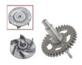 WATER PUMP WP SHAFT + IMPELLER, BRONCO AT-10083A, 3090132, 3090216