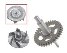WATER PUMP WP SHAFT + IMPELLER, BRONCO AT-10083A, 3090132, 3090216
