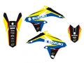 10-18 RMZ250 DREAM 4 DECAL KIT, BLACKBIRD 8319N SUZUKI