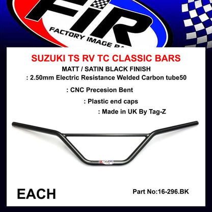 TS RV TC STEEL CLASSIC HANDLEBARS, / BLACK MATT FINISH, 56110-28000 56110-32201 56110-27700