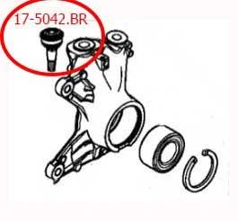 BALL JOINT LOWER SXS1000 TALON R/X 2019-21, BRONCO AT-08836, 51220-TY0-004