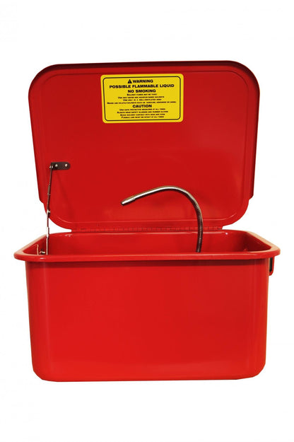 PARTS WASHER / BENCH 3.5GL, 3.5 GALLON / ENGINE CLEANER WASHER, RED