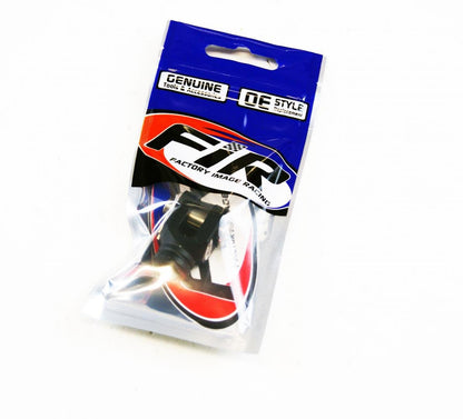 BRAKE CLEVIS REAR BLACK CR XR, FIR ASRBC-02, CNC ALLOY