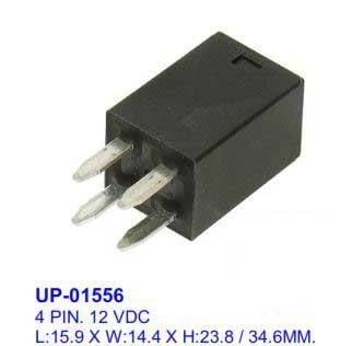 RELAY UNIT 4 PIN. 12 VDC UP-01556