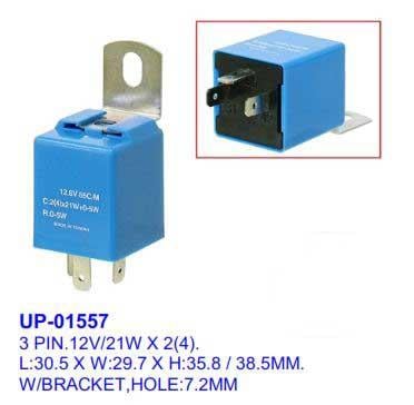 FLASHER RELAY UNIT 3 PIN.12V/21W X 2(4) UP-01557