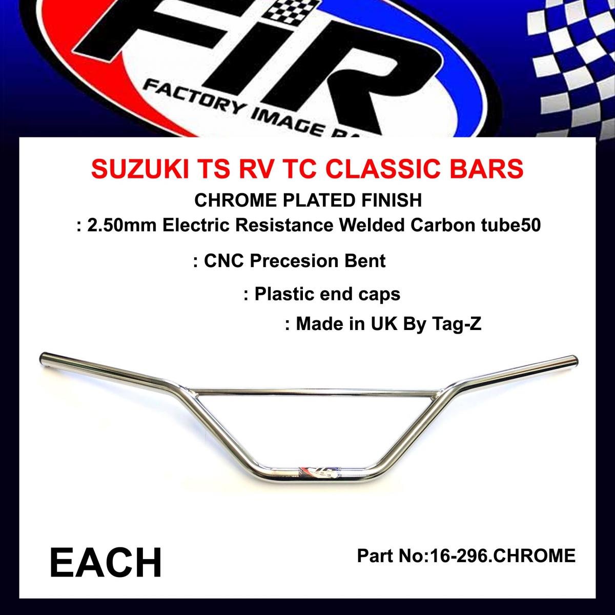 NLA TS RV TC STEEL CLASSIC HANDLEBARS, /CHROMEFINISH, 56110-28000 56110-32201 56110-27700