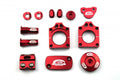 11PC BLING KIT CRF 450, FIR CPK-102, CNC ALLOY, AXLE BLOCK, CAPS, TYRE NUT