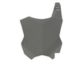 FRONT PLATE 2016-25 KX450F, QUANTUM GREY RTECH R-TBKXFGR0016