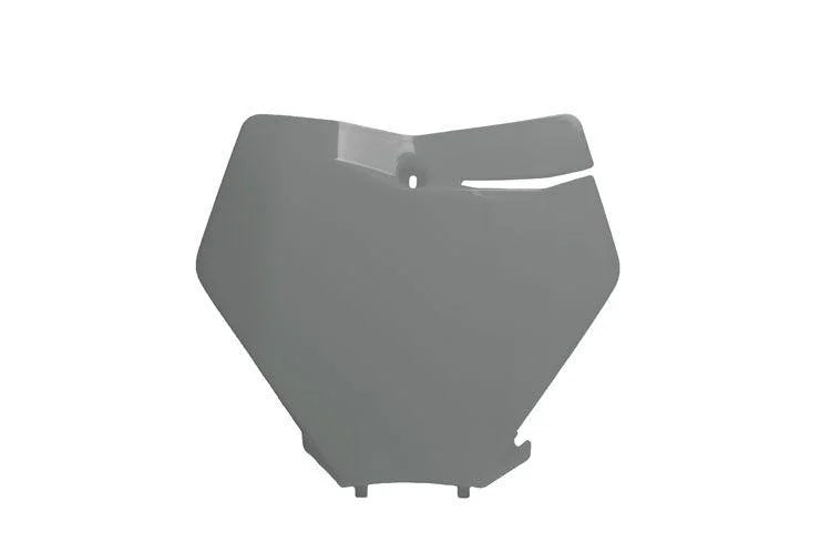 FRONT NUMBER PLATE 2019-22 KTM SX/SX-F, QUANTUM GREY, RTECH R-TBKTMGR0019