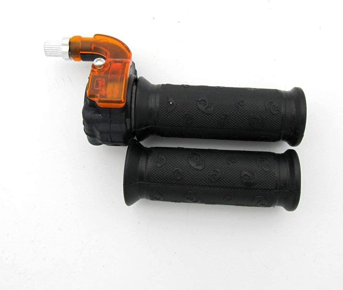 THROTTLE MINI GRIP SET, Handle Grip Throttle Clamp 49cc Pocket Bike Mini Moto Quads Twist Throttle Accelerator Grip
