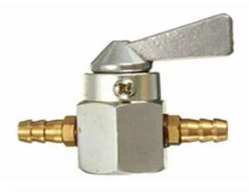 FUEL TAP INLINE SILVER