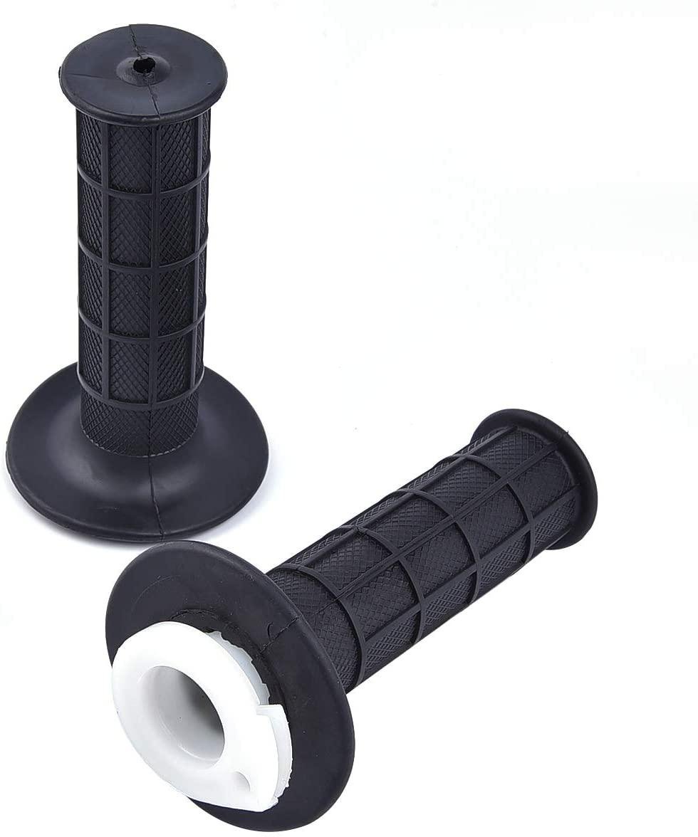 THROTTLE TWISTGRIP ASSY GRIPS + CABLE., Throttle Clamp Racing Alloy