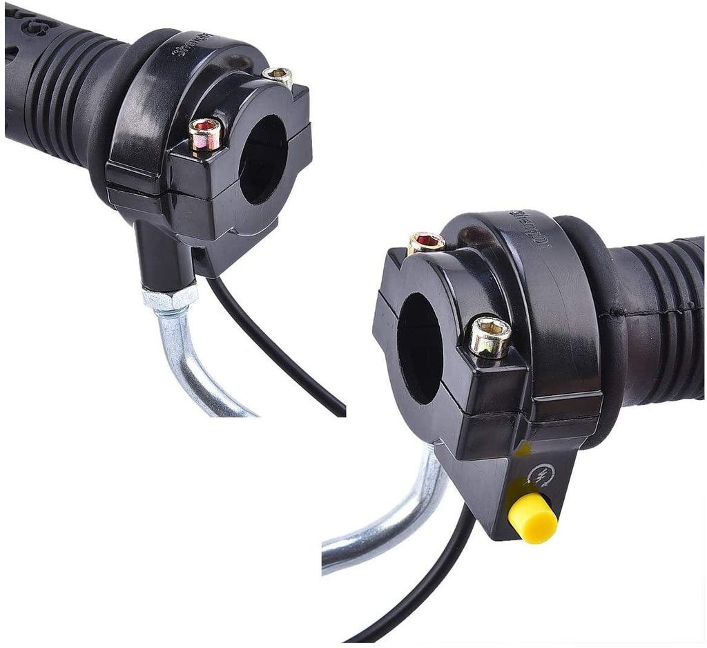 THROTTLE TWISTGRIP ASSY GRIPS + CABLE.