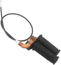 THROTTLE MINI GRIP SET + CABLE, Handle Grip Throttle Clamp 49cc Pocket Bike Mini Moto Quads Twist Throttle Accelerator Grip