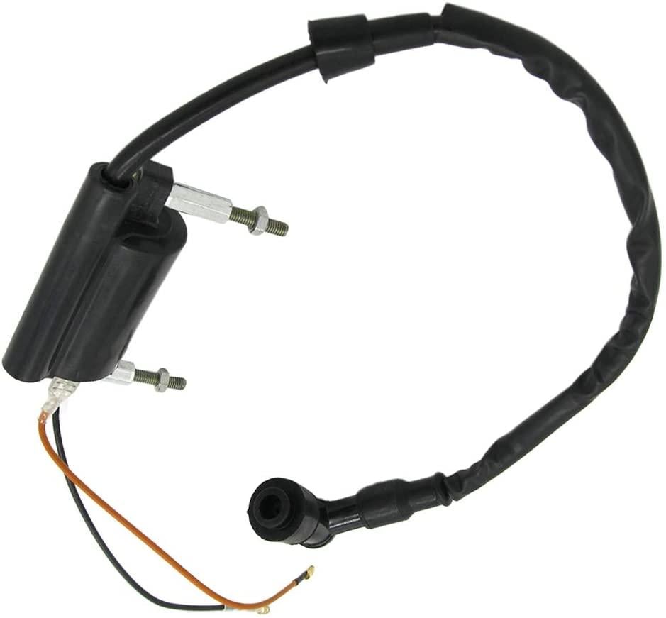 COIL IGNITION & PLUG CAP KAWASAKI, 86-04 KLF300 Bayou 21121-1264 21160-1089