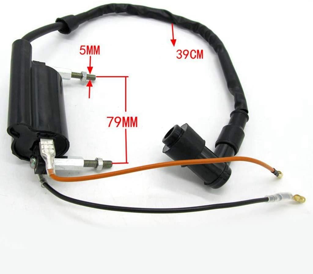 COIL IGNITION & PLUG CAP KAWASAKI, 86-04 KLF300 Bayou 21121-1264 21160-1089