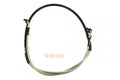 HOSE FRONT BRAKE SILVER / BLK, VENHILL H02-1-036/P-CL, 45125-MKE-A51, HONDA CRF 450 L/X